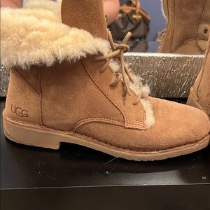 UGG Women's Tan Shearling Boots